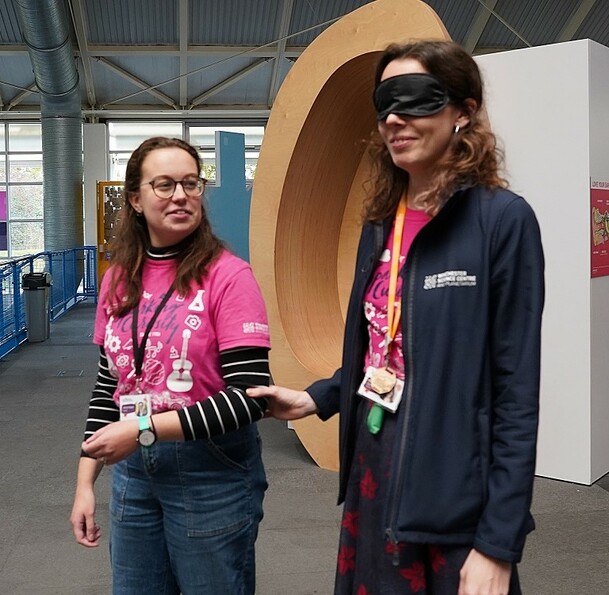 Sighted guide training increases access at Winchester Science Centre